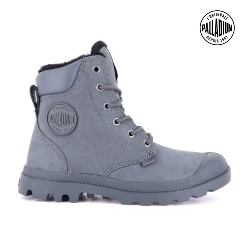 Dámské Boty Palladium Pampa Sportovní Cuff WPS Světle Fialové | CZ DBS-69A